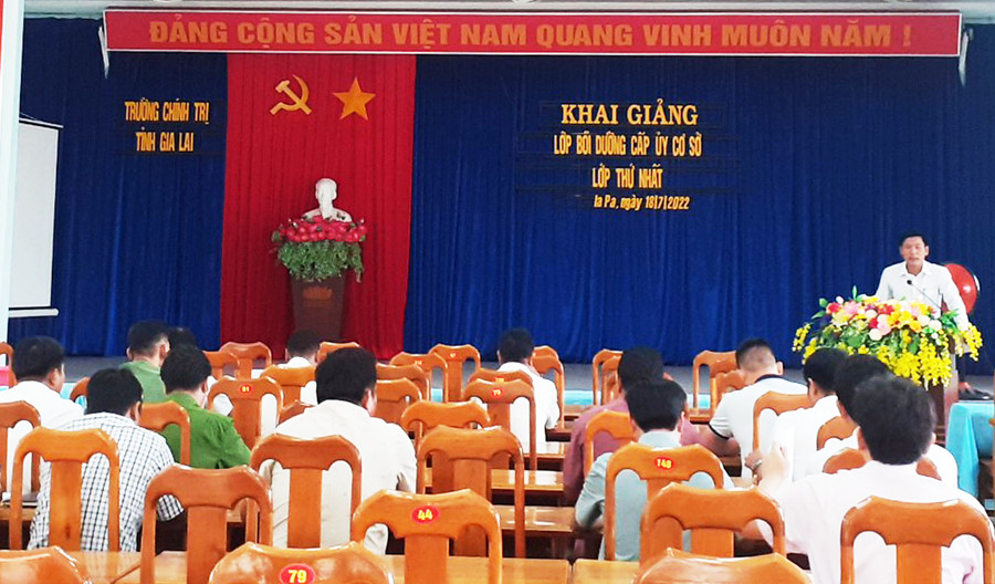 Quang cảnh lớp bồi dưỡng. Ảnh: Huỳnh Thúy Quang cảnh lớp bồi dưỡng. Ảnh: Huỳnh Thúy