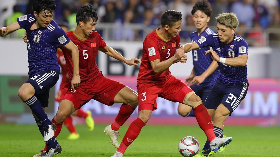 Tuyển Việt Nam tại vòng chung kết Asian Cup 2019 ngay sau chức vô địch AFF Cup 2018. Ảnh: AFC