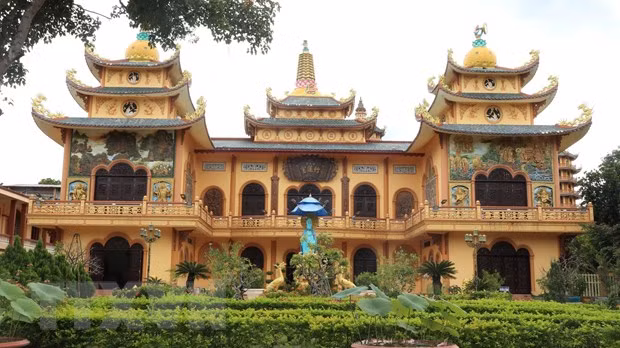 Phương Liên tịnh xứ, thôn Phú An, xã Phú Hội, huyện Đức Trọng, tỉnh Lâm Đồng. Ảnh: Tuấn Anh/TTXVN