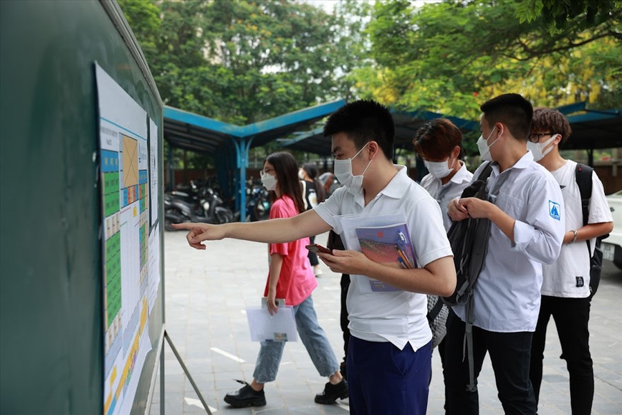 Kỳ thi tốt nghiệp THPT năm 2022 diễn ra trong 2 ngày, từ 7-8.7. Ảnh: Hải Nguyễn