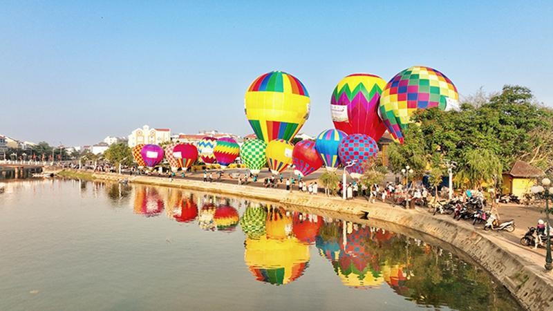 Ngày hội khinh khí cầu diễn ra vào tháng 3/2022 tại Hội An. Ảnh minh họa: Tấn Nguyên
