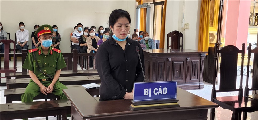 Bị cáo tại phiên tòa. Ảnh nguồn LĐO
