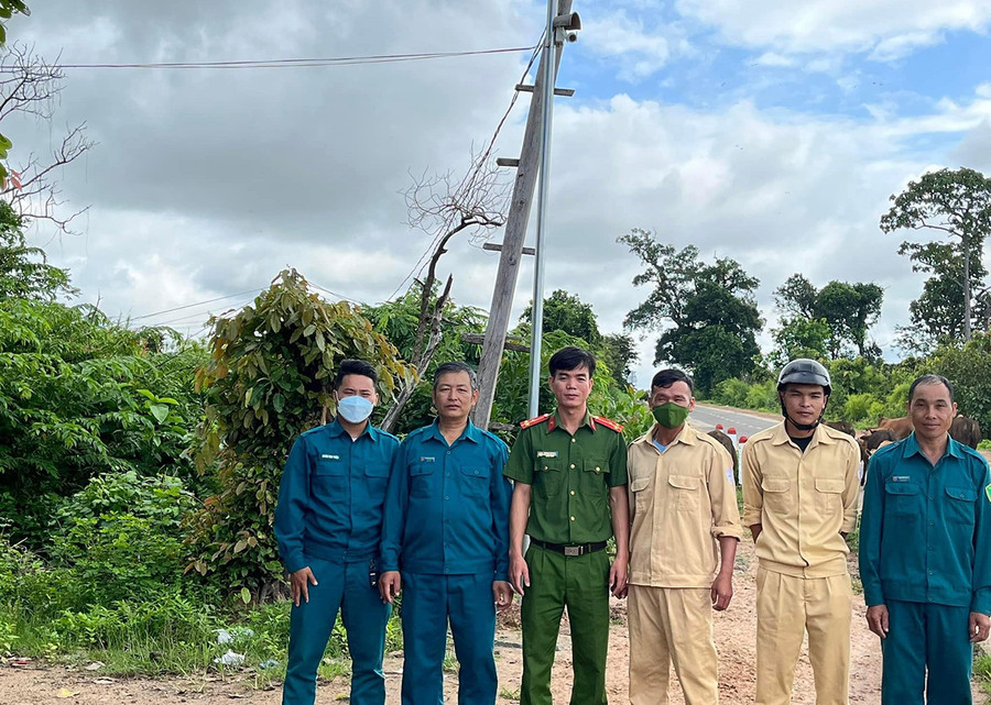  Mô hình camera an ninh góp phần đảm bảo an ninh trật tự và xây dựng nếp sống văn hóa tại địa phương. Ảnh: Văn Thảo