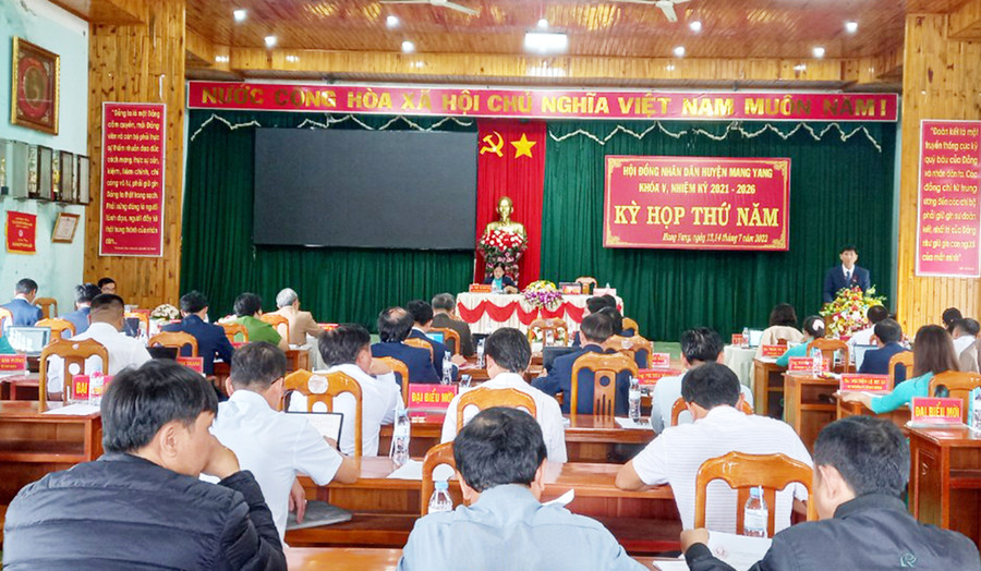 Quang cảnh kỳ họp. Ảnh: Kim Ngọc  Quang cảnh kỳ họp. Ảnh: Kim Ngọc
