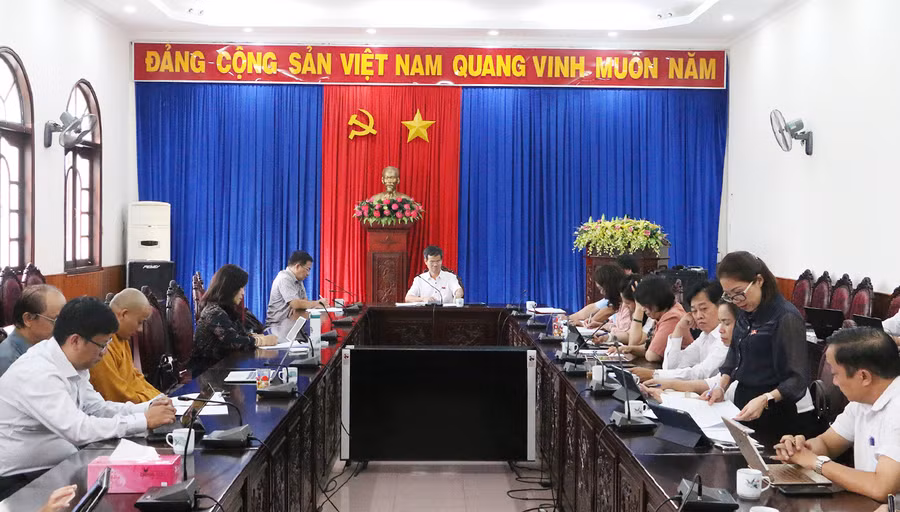 Quang cảnh tại buổi thảo luận tổ ở tổ 1. Ảnh: Thiên Di