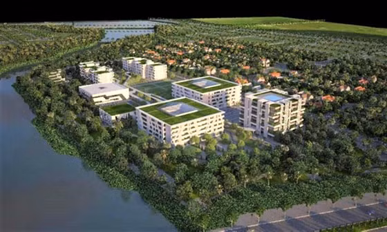 Dự án đại học FPT tại TP Quy Nhơn đã được vận hành trước đó. Ảnh: FPT