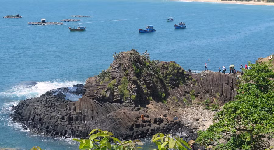  Gành Đá Đĩa sẽ nằm trong đề án phát triển Công viên địa chất Phú Yên. Ảnh: Trần Quới