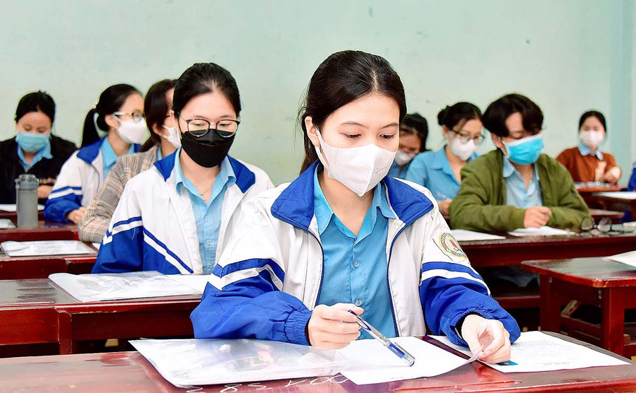 Điểm trung bình bài thi tốt nghiệp của Gia Lai xếp vị trí thứ 43 trên cả nước (tăng 3 bậc so với năm 2021). Ảnh: Đức Thụy Điểm trung bình bài thi tốt nghiệp của Gia Lai xếp vị thứ 43 trên cả nước (tăng 3 bậc so với năm 2021)- Ảnh Mộc Trà