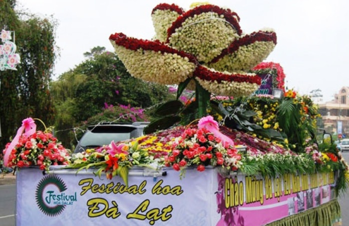 Festival hoa Đà Lạt được tổ chức lần thứ IX năm 2022. Ảnh: G.B/TNO