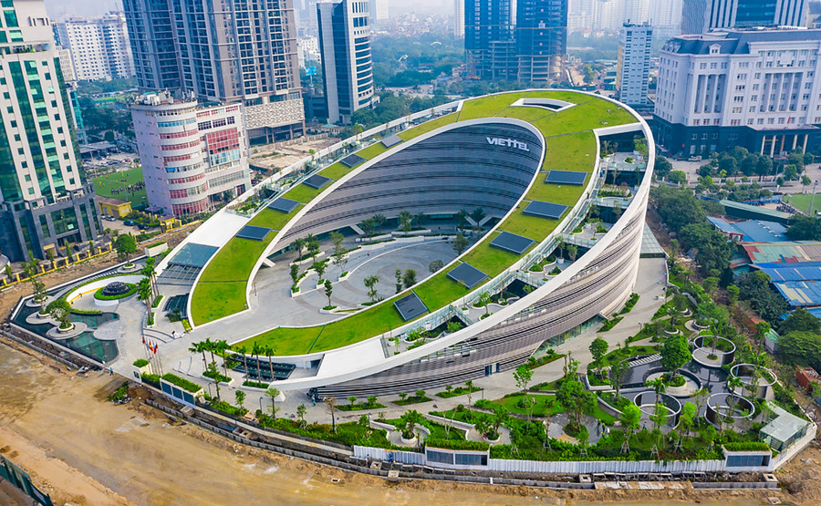 Tập đoàn Công nghiệp-Viễn thông Quân đội đứng đầu Top 10 công ty công nghệ uy tín năm 2022. Ảnh Internet Trụ sở chính của Tập đoàn Công nghiệp-Viễn thông Quân đội. Ảnh Internet