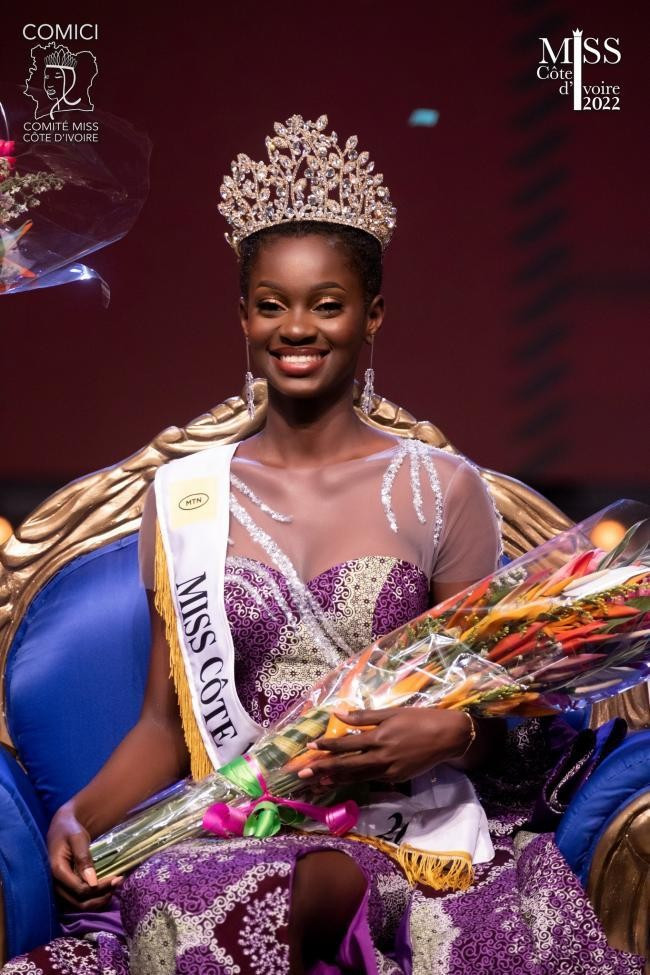 Đêm Chung kết Miss Côte d'Ivoire 2022 đã diễn ra với sự lên ngôi của người đẹp Marlène Kany Kouassi.