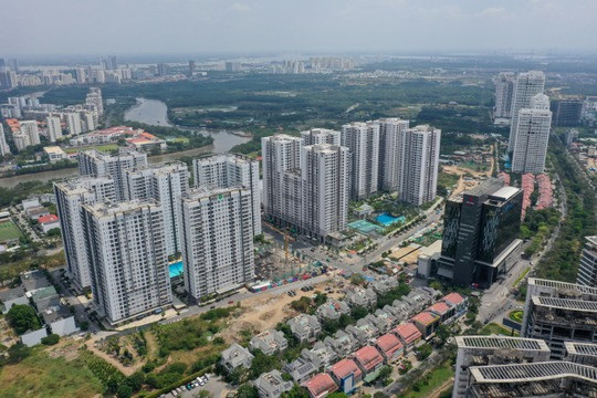 Thị trường bất động sản khu Nam TP HCM. Ảnh: Quỳnh Trần