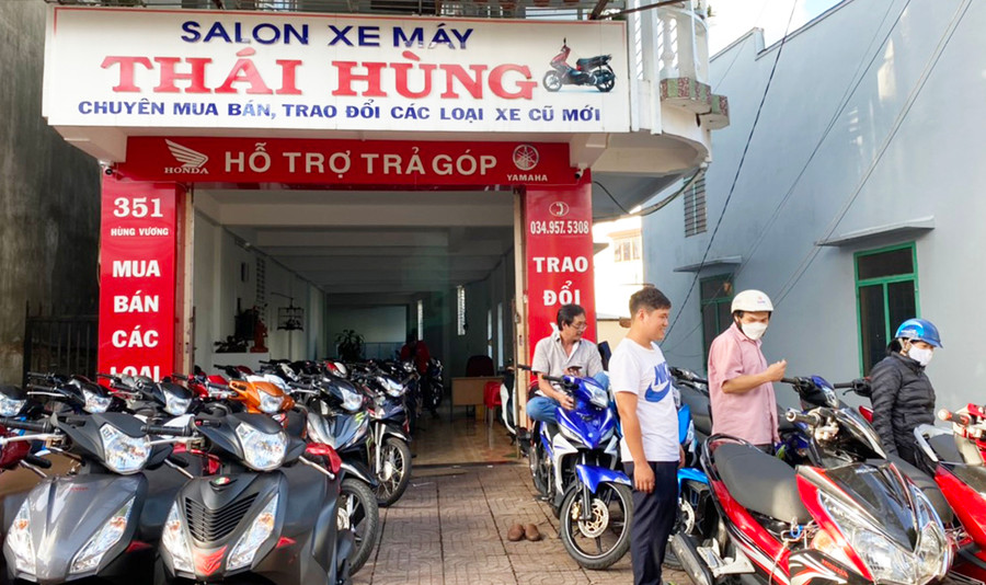 Thị trường xe máy cũ tăng chủ yếu tập trung vào một số dòng xe của hãng Honda. Ảnh: Sơn Ca  Thị trường xe máy cũ tăng chủ yếu tập trung vào một số dòng xe của hãng Honda. Ảnh: Sơn Ca