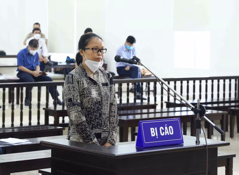 Bị cáo Phạm Thị Thu Hường.