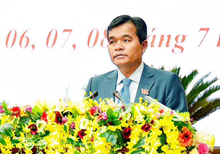 Bí thư Tỉnh ủy, Chủ tịch HĐND tỉnh Hồ Văn Niên phát biểu khai mạc kỳ họp thứ 6. Ảnh: Đức Thụy Bí thư Tỉnh ủy Hồ Văn Niên-Chủ tịch HĐND tỉnh. Ảnh: Đức Thụy