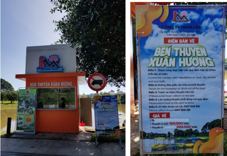 Hình ảnh Sở NN-PTNT Lâm Đồng ghi lại khi kiểm tra. Ảnh: Chụp màn hình