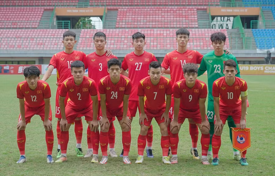  U19 Việt Việt Nam giành hạng ba chung cuộc tại giải U19 Đông Nam Á 2022. (Ảnh: VFF) 
