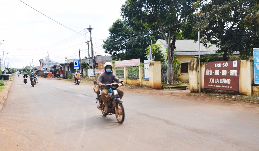  Trụ sở xã Ia Băng, huyện Đak Đoa. Ảnh: Hoàng Minh