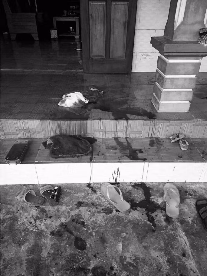  Hiện trường ảy vụ án mạng nghiêm trọng - Ảnh: Facebook