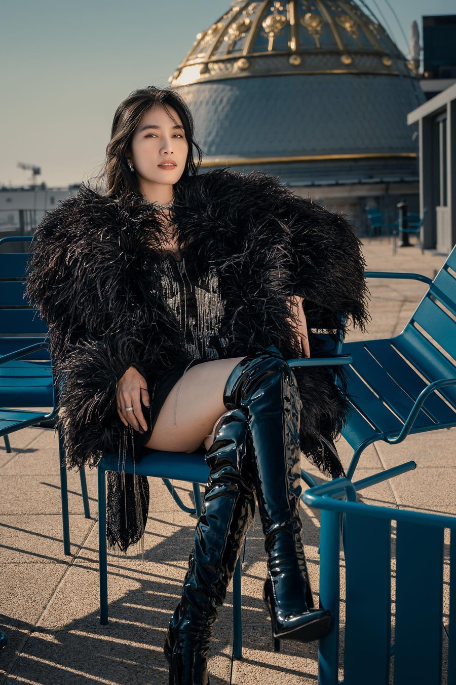 Gia đình Á hậu Phương Anh được cảnh sát Tây Ban Nha giúp đỡ khi bị mất trộm đồ. Ảnh: FBNV