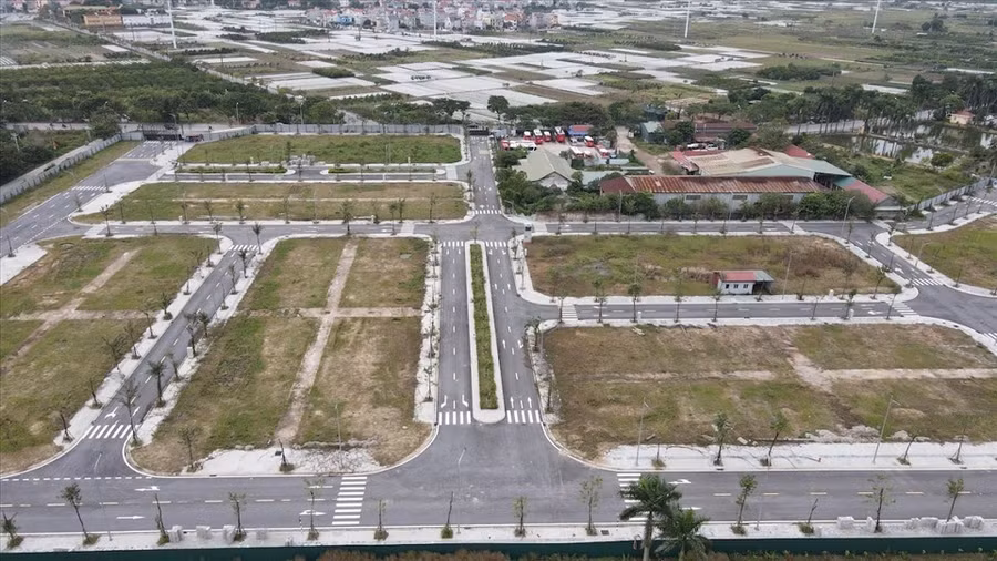 Toàn cảnh lô đất khiến Chủ tịch Vimedimex Nguyễn Thị Loan vướng lao lý. Ảnh: Cao Nguyên