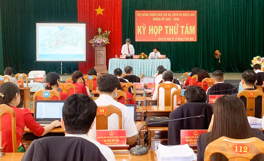  Quang cảnh kỳ họp. Ảnh: Vũ Chi 