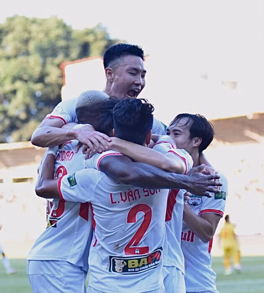 HAGL đã có trận thắng thứ 4 liên tiếp. Ảnh: Văn Ngọc