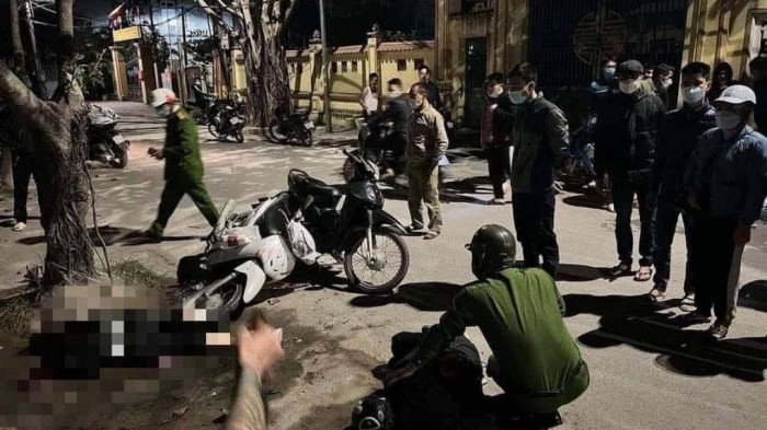 Hiện trường vụ nữ sinh H bị An đâm chết. Ảnh: V.H Hiện trường vụ nữ sinh H bị An đâm chết. Ảnh: V.H