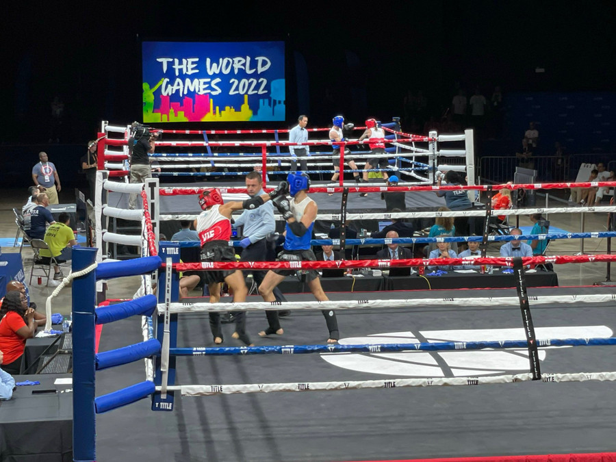 Duy Nhất (giáp đỏ) chơi rất tốt ở 2 hiệp đầu. Ảnh: Đ.Khoa