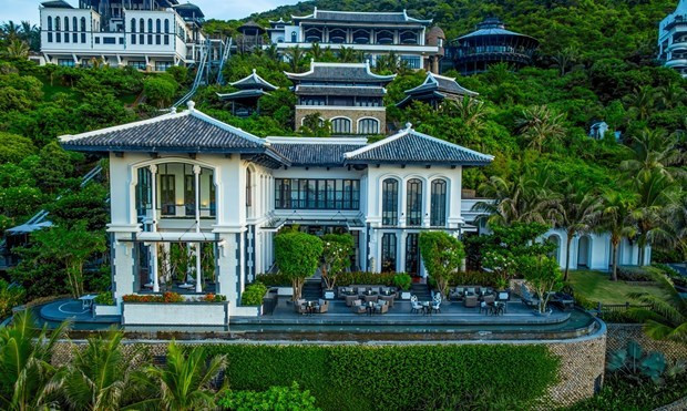 InterContinental Danang Sun Peninsula Resort, nơi có La Maison 1888, nhà hàng ba sao Michelin đầu tiên của Việt Nam. (Ảnh: Sun Group)