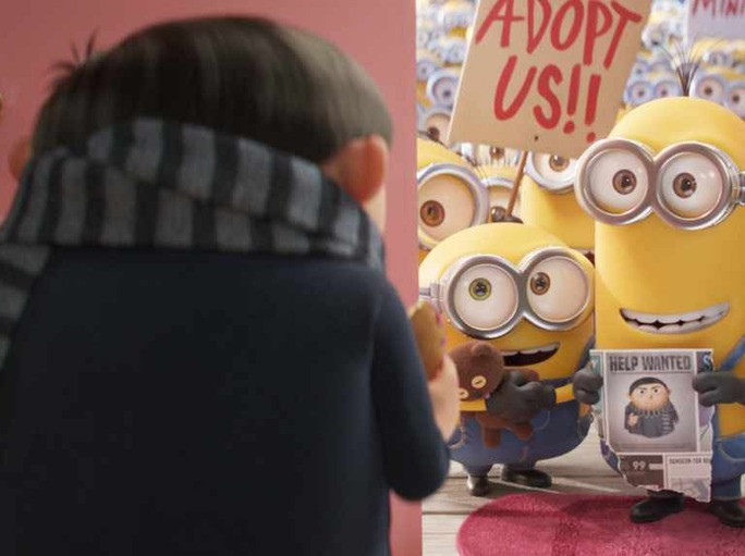 Một cảnh trong “Minions: Sự trỗi dậy của Gru”
