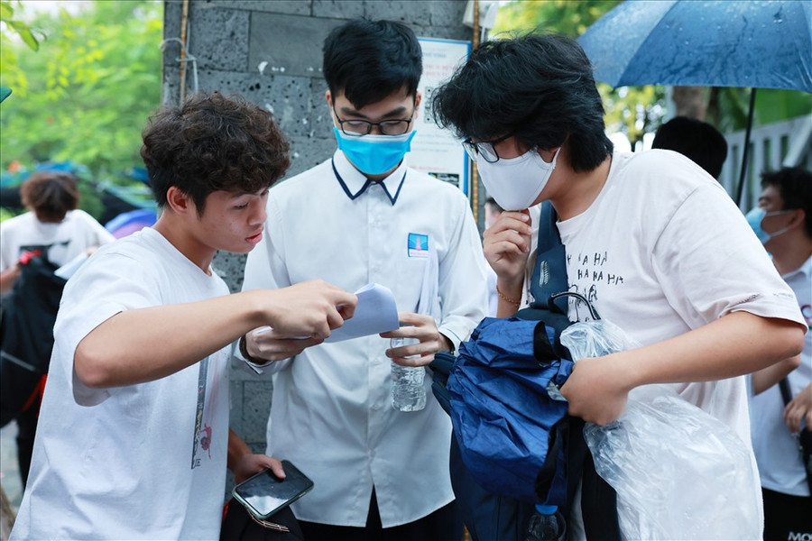 Thí sinh dự thi tốt nghiệp THPT 2022.