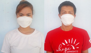 Đối tượng Lê Thị Phương Anh và Nguyễn Hải Hậu tại cơ quan Công an. Ảnh: Hoàng Thanh Hà Đối tượng Lê Thị Phương Anh và Nguyễn Hải Hậu tại cơ quan Công an. Ảnh: Hoàng Thanh Hà