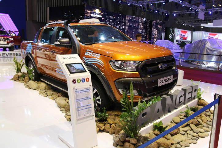 Một mẫu xe Ford Ranger. Ảnh tư liệu: Văn Xuyên/TTXVN