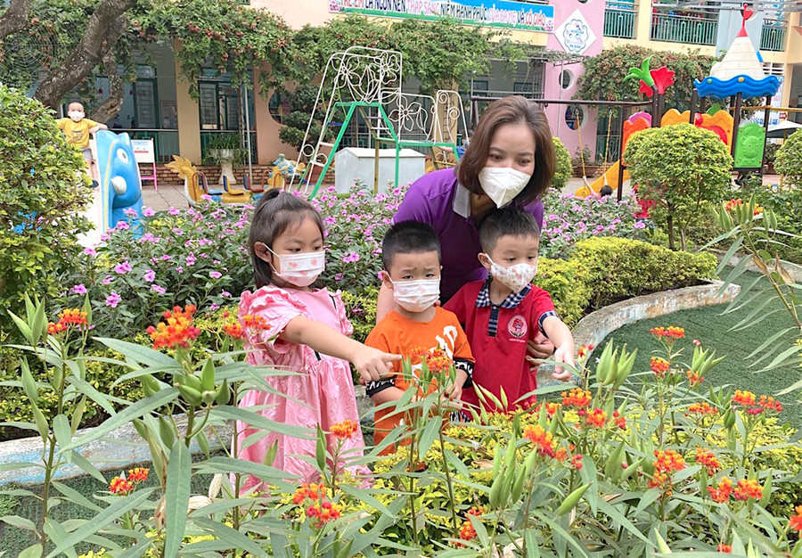 Mặc dù còn gặp nhiều khó khăn song GDMN của tỉnh không ngừng phát triển về quy mô và chất lượng qua từng năm. Ảnh: Mộc Trà