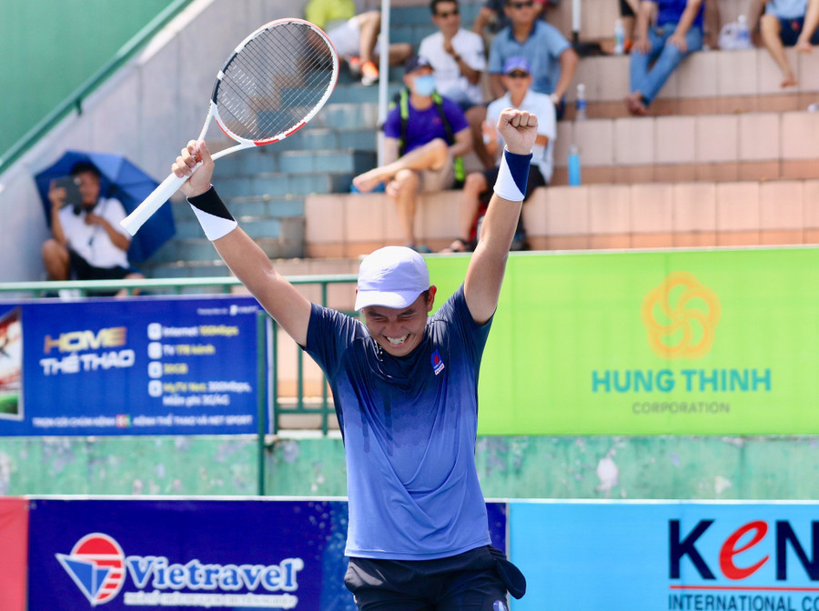Lý Hoàng Nam xuất sắc vô địch đơn nam quần vợt nhà nghề tại Malaysia. Ảnh: Khả Hòa