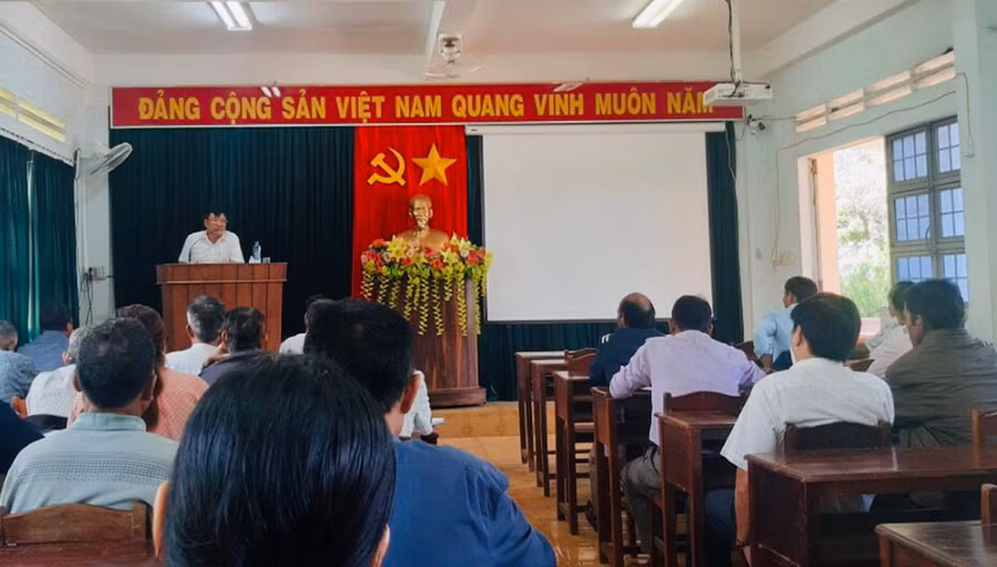  Quang cảnh lớp tập huấn. Ảnh: Lê Đại