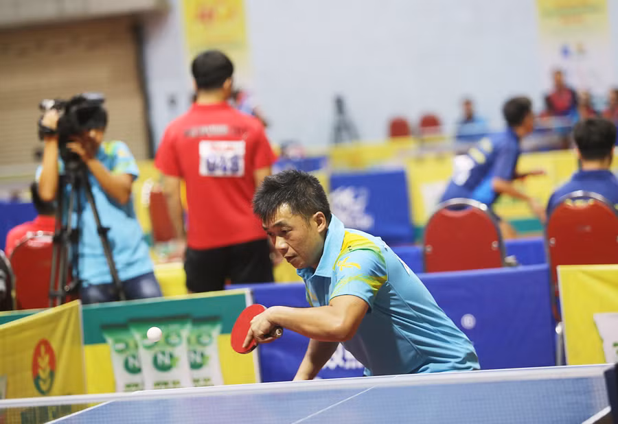 VĐV Phạm Thanh Sơn của chủ nhà Gia Lai. Ảnh: Văn Ngọc