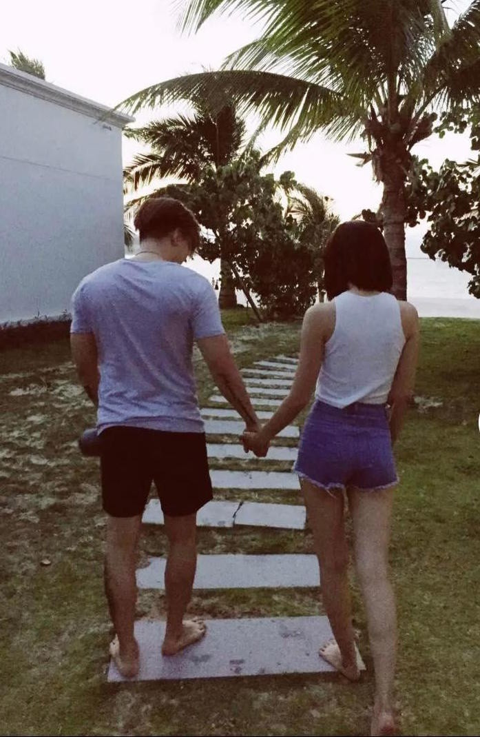 Hình ảnh trên TikTok của Chi Dân khiến dân mạng chú ý. Ảnh: Chụp màn hình