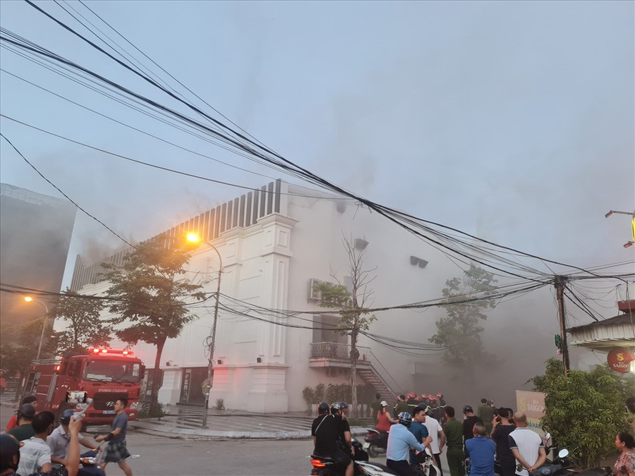  Cháy vũ trường lớn nhất TP.Hải Phòng. Ảnh: CTV
