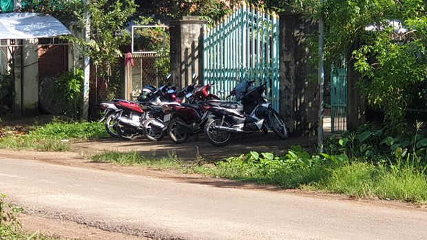 Bé T bị chó Pitbull cắn tử vong khi sang nhà bà nội chơi. Ảnh: Đậu Tất Thành/TTXVN