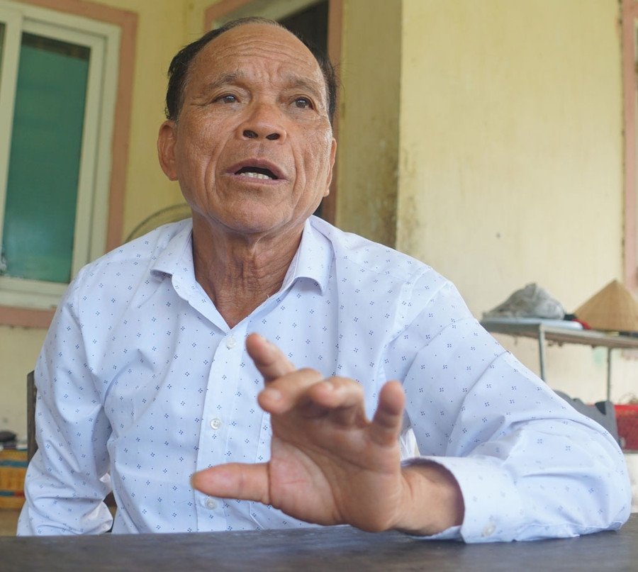 Cựu chiến binh Nguyễn Văn Sửu. Ảnh: Phạm Đức 