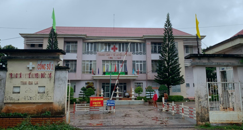  Trụ sở Trung tâm Y tế huyện Đức Cơ. Ảnh: Lê Anh