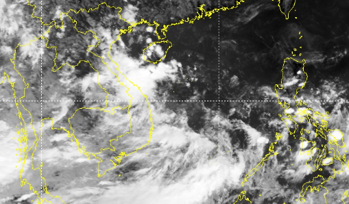 Trong 24 giờ tới, vùng áp thấp tiếp tục mạnh lên thành áp thấp nhiệt đới - Ảnh: Trung tâm Dự báo khí tượng thủy văn quốc gia Trong 24 giờ tới, vùng áp thấp tiếp tục mạnh lên thành áp thấp nhiệt đới - Ảnh: Trung tâm Dự báo khí tượng thủy văn quốc gia