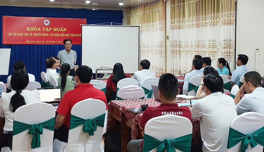  Quang cảnh lớp tập huấn. Ảnh: Đức Lâu
