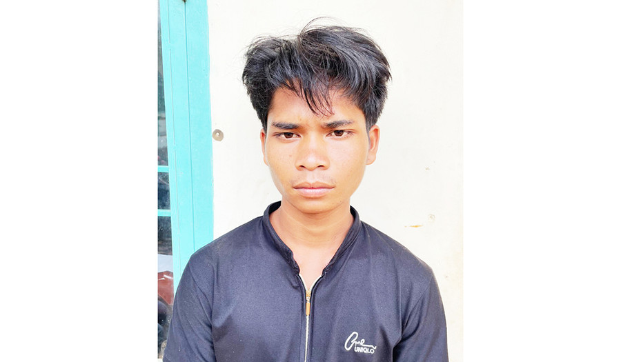 Đối tượng Siu Thăng đang bị tạm giữ hình sự. Ảnh: Thế Nguyên