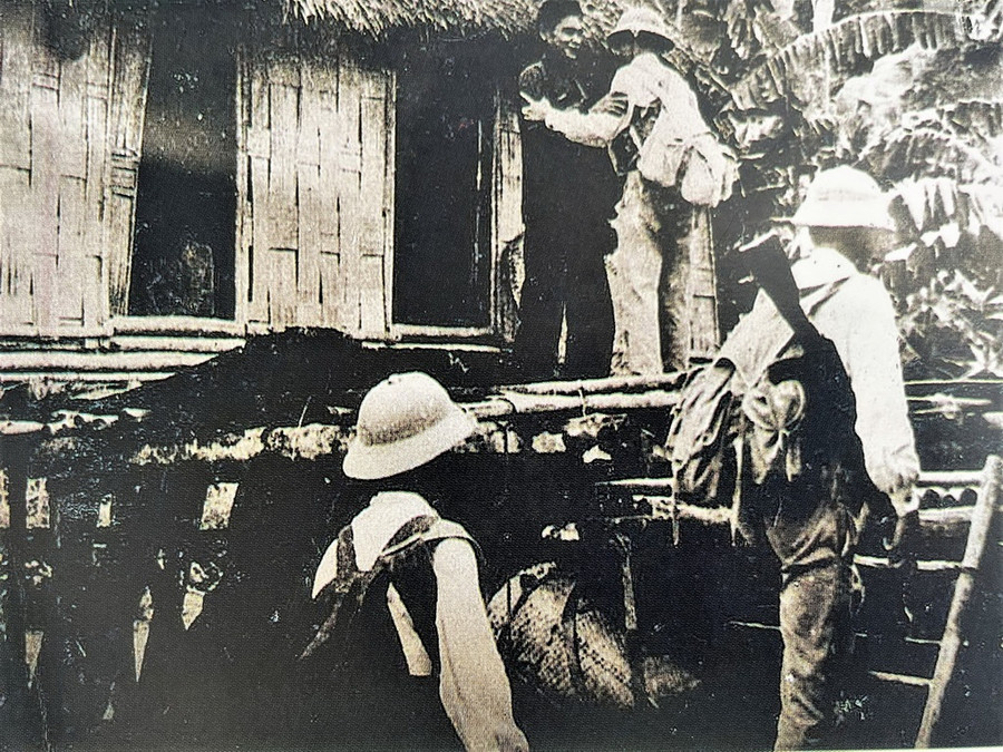 BĐBP Hà Giang xuống địa bàn biên giới, năm 1978. Ảnh: Tư liệu