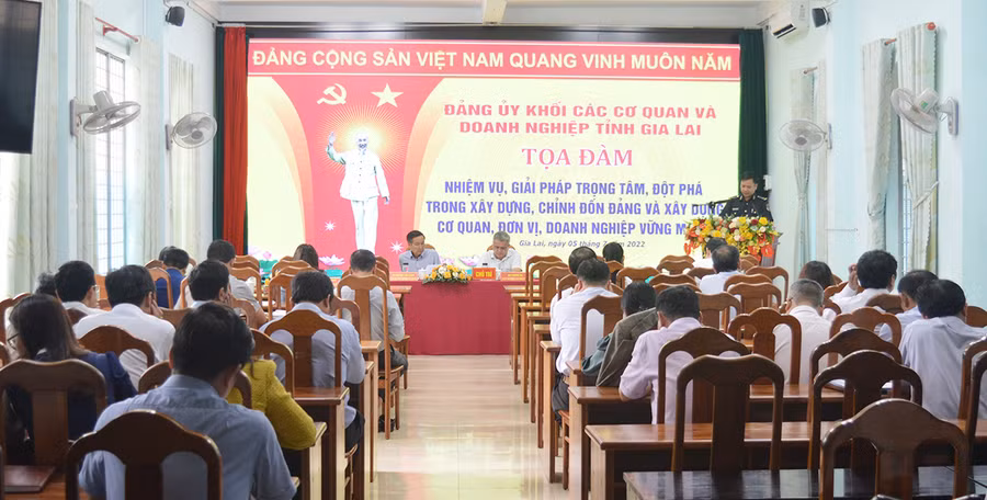 Quang cảnh buổi tọa đàm. Ảnh: Anh Huy Quang cảnh buổi tọa đàm. Ảnh: Anh Huy