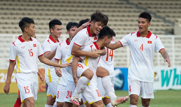 U19 Việt Nam chỉ cần hòa Thái Lan là vào bán kết nhưng vẫn muốn giành chiến thắng .Ảnh: VFF
