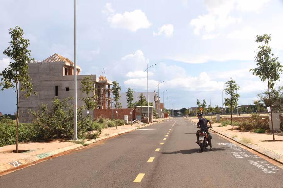  Dự án khu dân cư P.Tân An có hàng trăm lô đất ở đô thị. Ảnh: Hoàng Bình